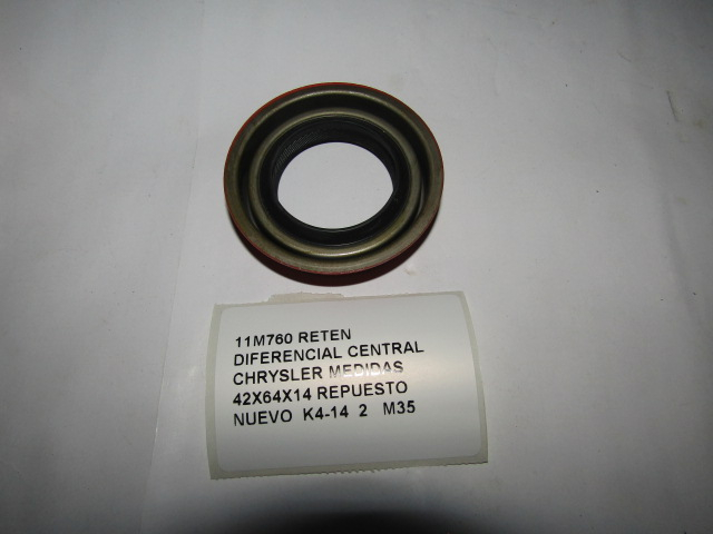Reten Diferencial Central Chrysler Medidas 42x64x14
