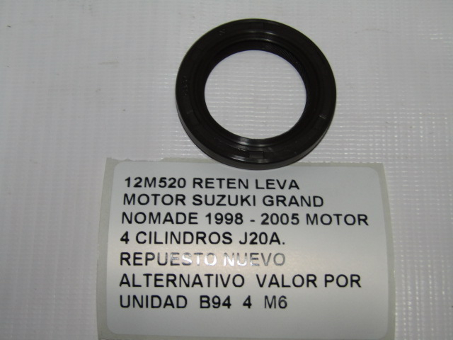 Reten Leva Suzuki Grand Nomade 1998-2005 4 Cilindros J20a