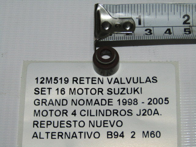 Reten Valvulas Set 16 Suzuki Grand Nomade 1998 - 2005 J20a - foto 2