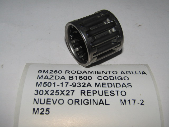 Rodamiento Aguja Mazda B1600 Codigo M501-17-932a