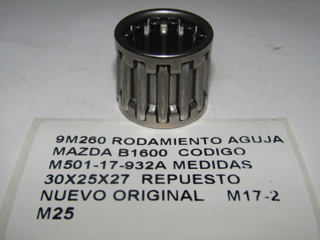 Rodamiento Aguja Mazda B1600 Codigo M501-17-932a - foto 2