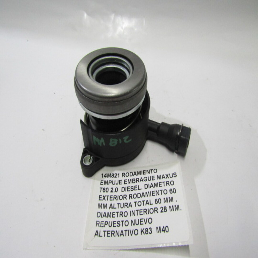 Rodamiento Empuje Embrague Maxus T60 2.0 Diesel - foto 3
