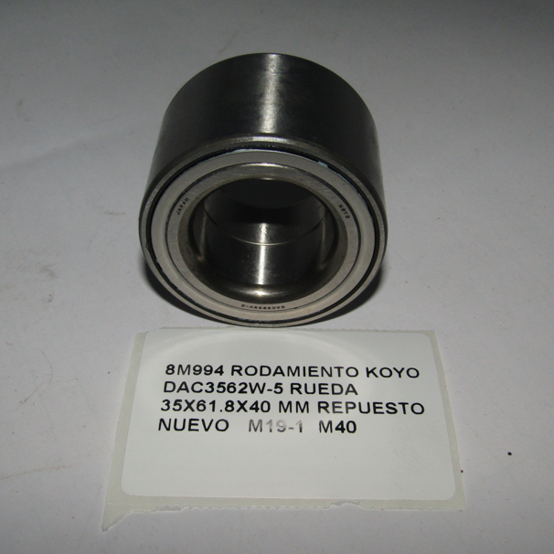 Rodamiento Koyo Dac3562w-5 Rueda 35x61.8x40 Mm - foto 3