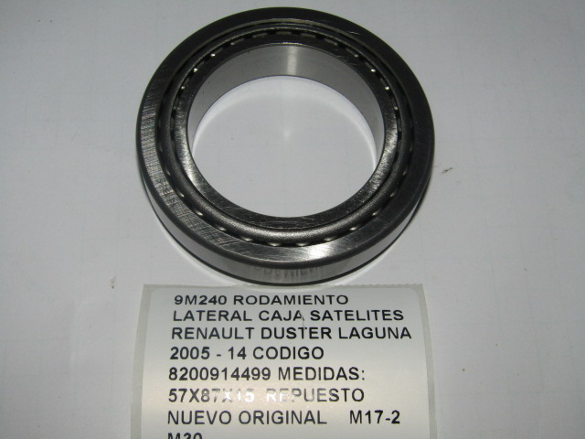 Rodamiento Lateral Caja Satelites Renault Duster Laguna 2005 - foto 3