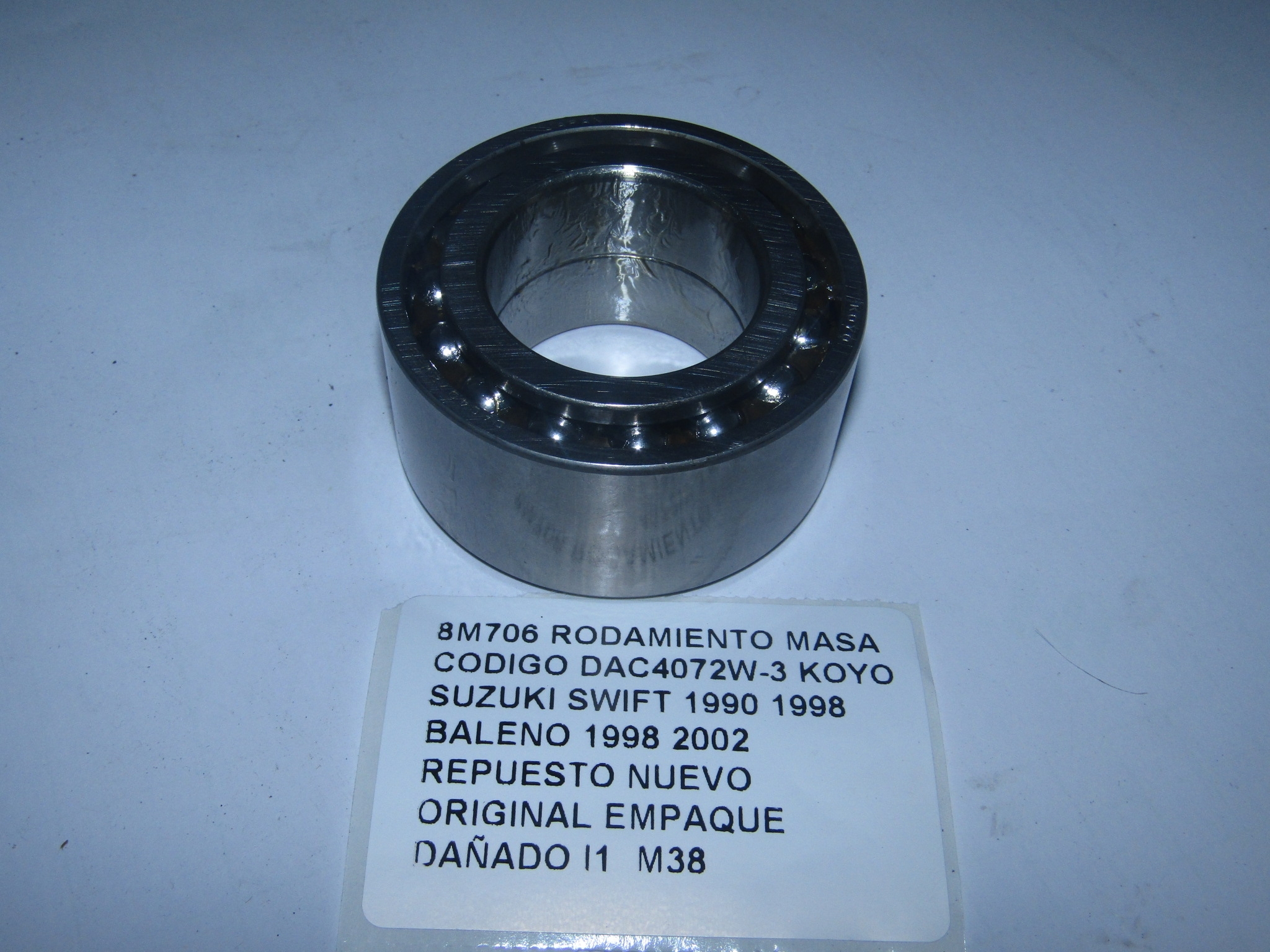 Rodamiento Masa Codigo Dac4072w-3 Koyo Suzuki Swift/baleno