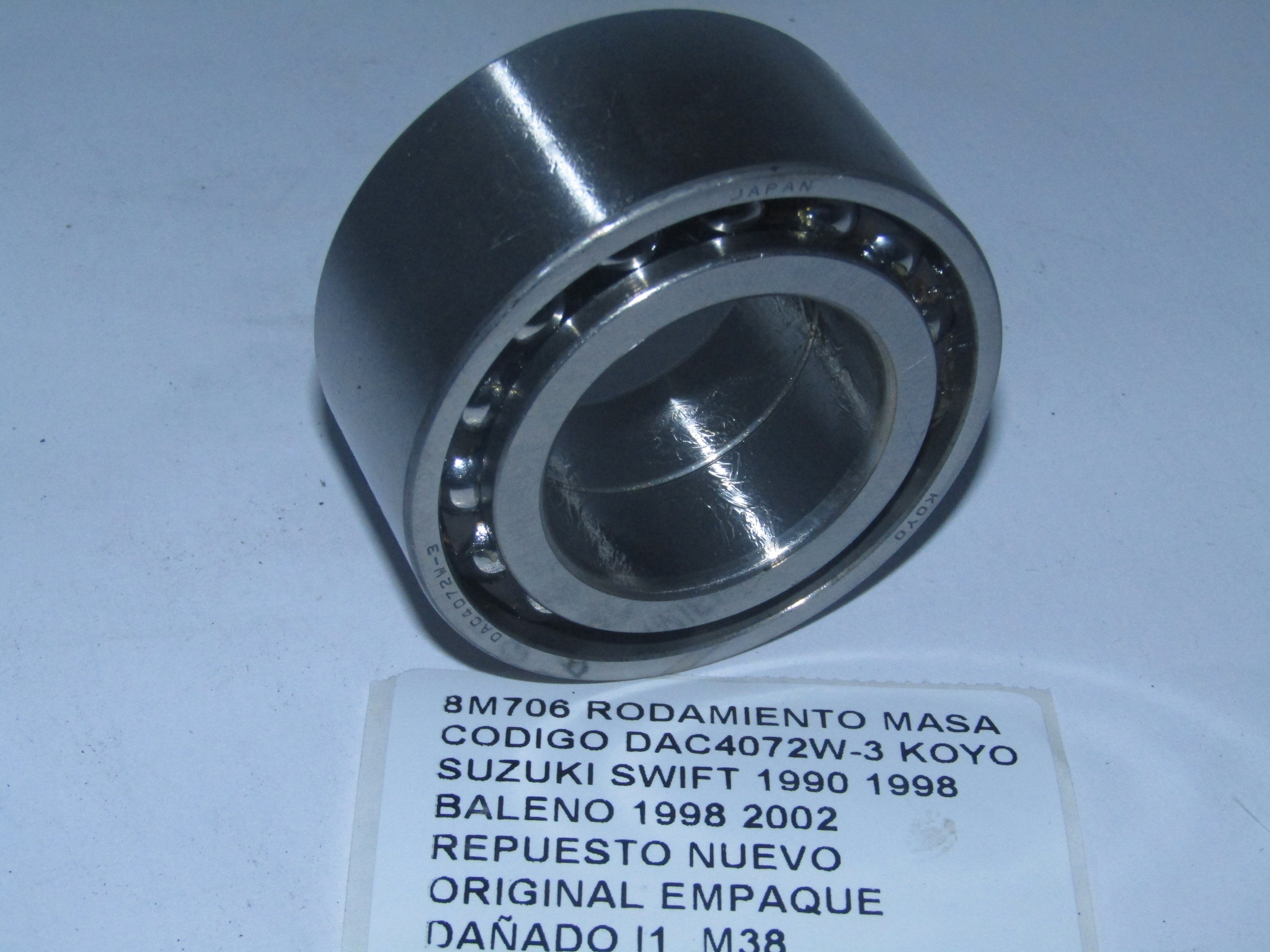 Rodamiento Masa Codigo Dac4072w-3 Koyo Suzuki Swift/baleno - foto 2
