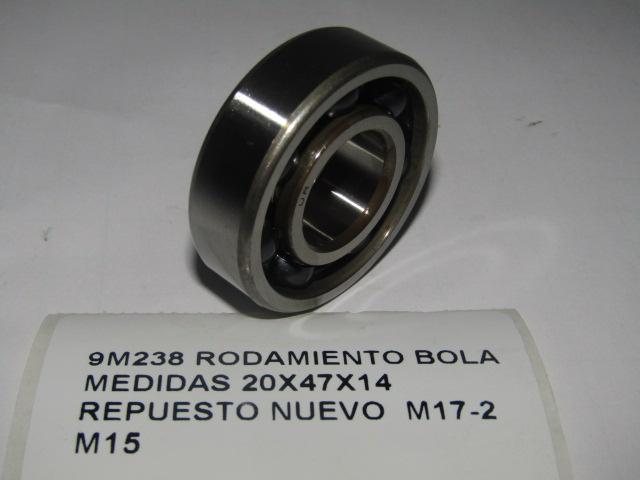 Rodamiento Medidas 20x47x14 - foto 3