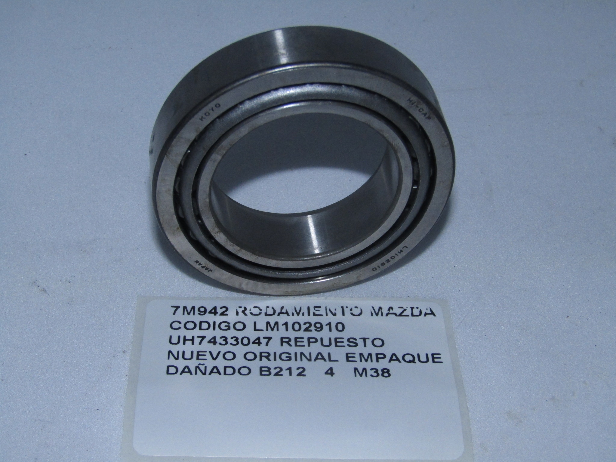 Rodamiento Rueda Delantera Lm102949/10
