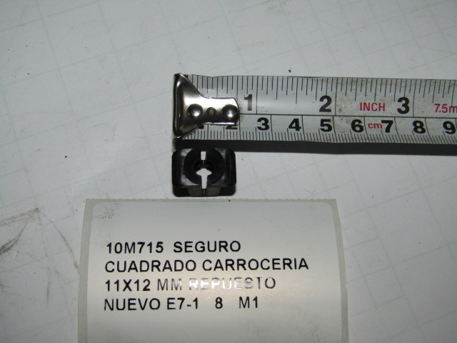 Seguro Cuadrado Carroceria 11x12 Mm