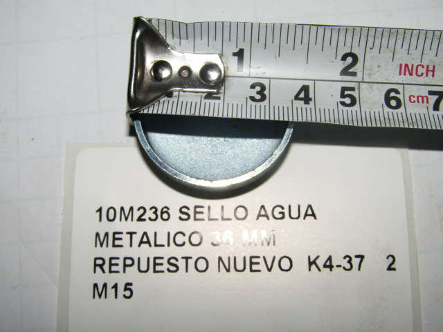 Sello Agua Metalico 36 Mm - foto 2