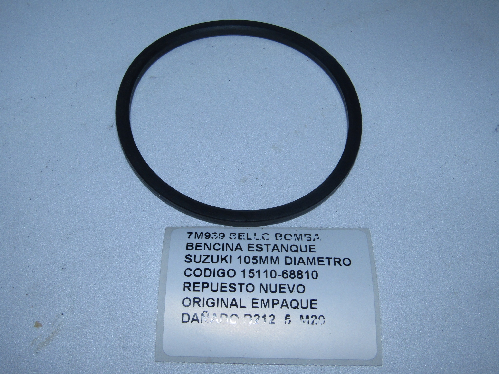 Sello Oring Bomba Bencina Estanque Suzuki Celerio 105mm - foto 2