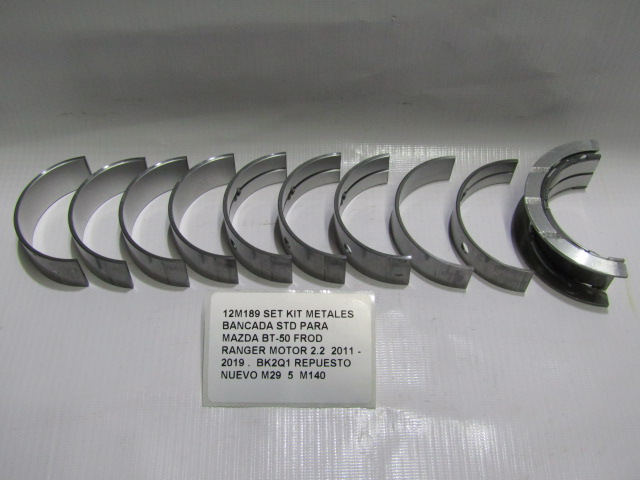 Set Kit Metales Bancada Std Mazda Bt-50 Ford Ranger 2.2