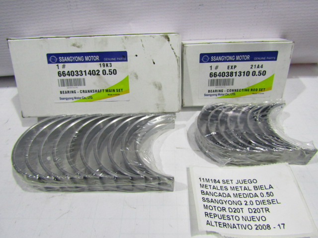 Set Metales Biela Bancada Ssangyong D20t 0.50 08-17 - foto 2