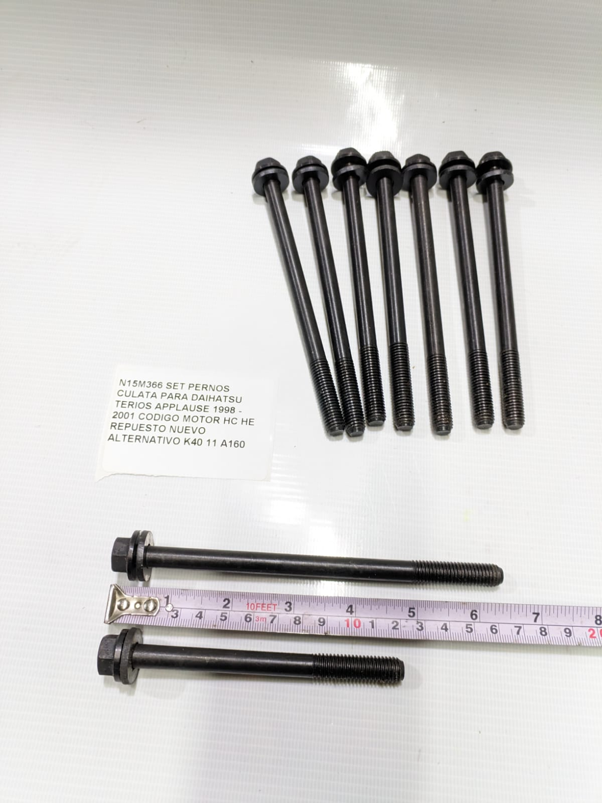 Set Pernos Culata Para Daihatsu Terios Applause 1998 - 2001 - foto 3