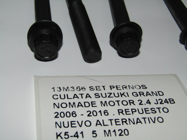 Set Pernos Culata Suzuki Grand Nomade 2.4 J24b 2006 - 2016 - foto 4