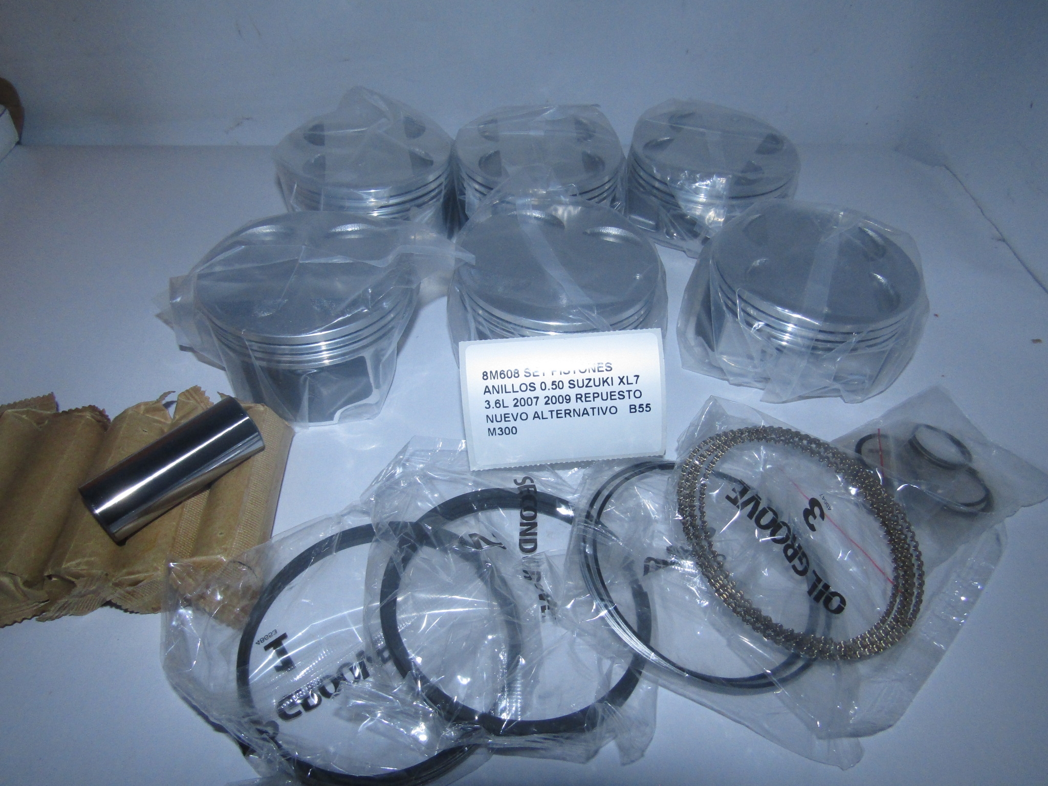Set Pistones Anillos Suzuki Xl7 3.6l 2007 2009 0.50