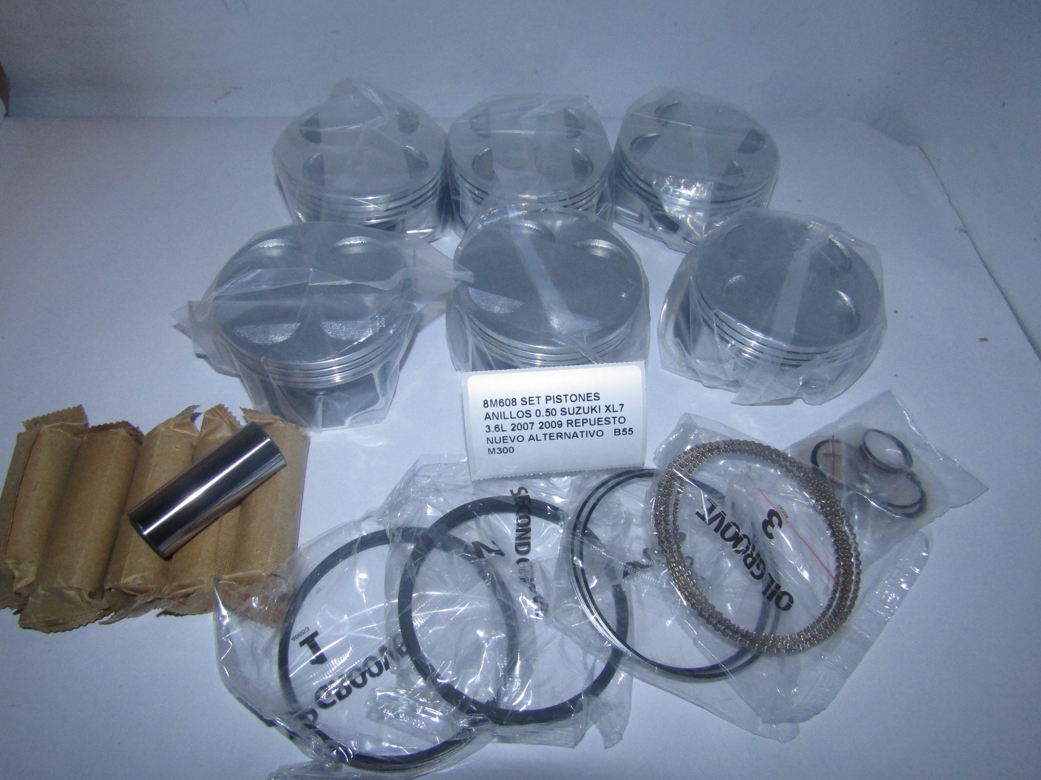 Set Pistones Anillos Suzuki Xl7 3.6l 2007 2009 0.50 - foto 2