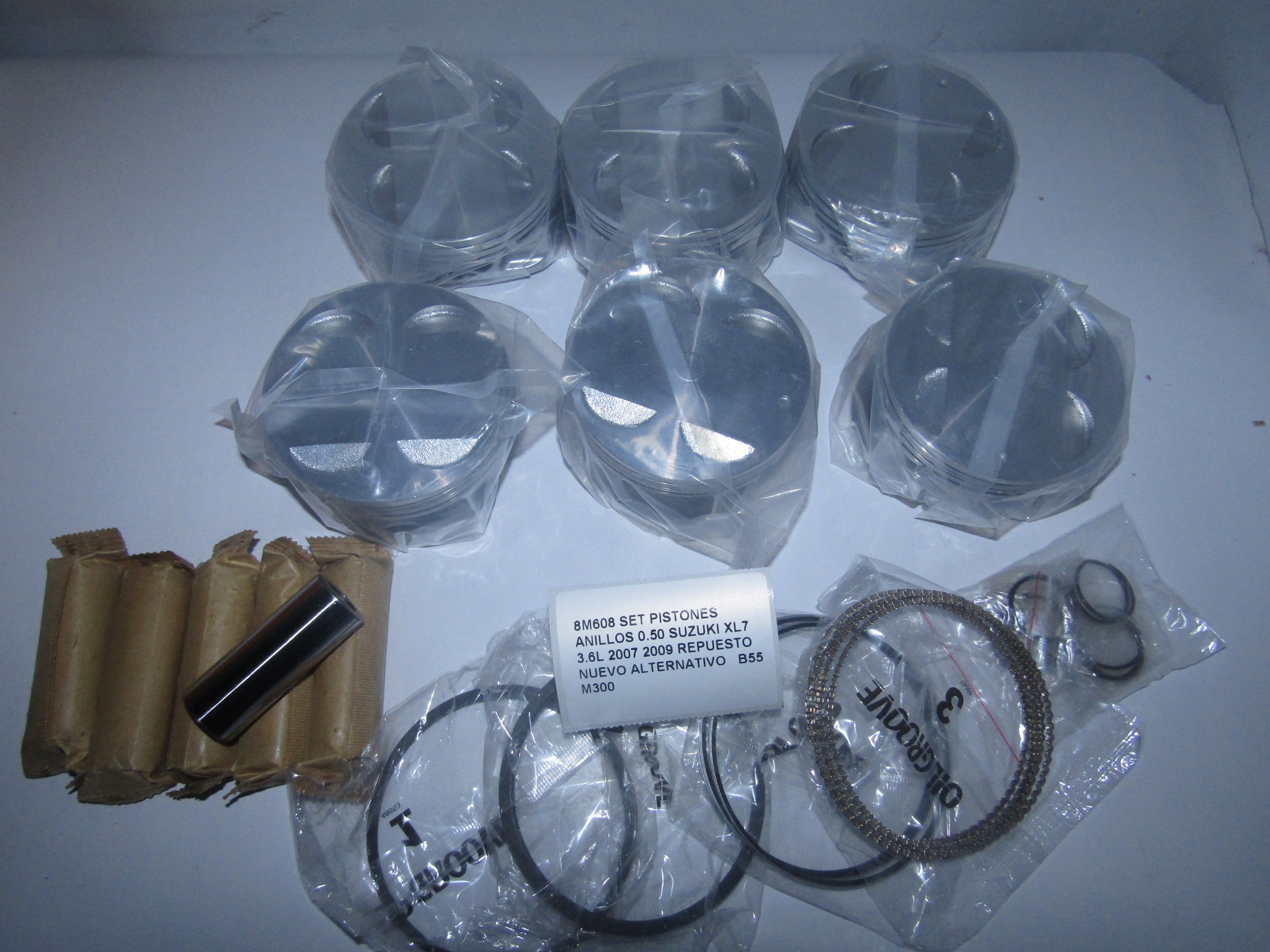 Set Pistones Anillos Suzuki Xl7 3.6l 2007 2009 0.50 - foto 3