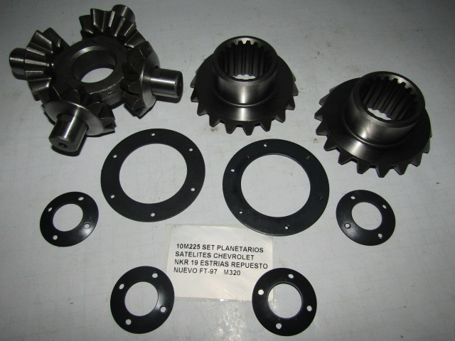 Set Planetarios Satelites Chevrolet Nkr 19 Estrias - foto 3