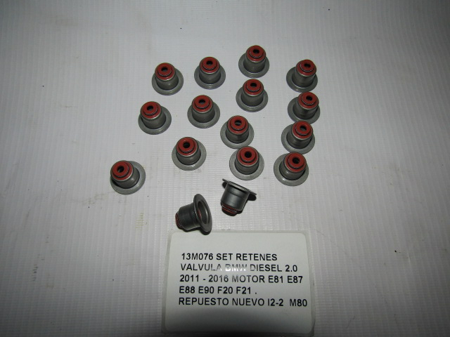 Set Retenes Valvula Bmw Diesel 2.0 2011-2016 E81 E90 F20 F21