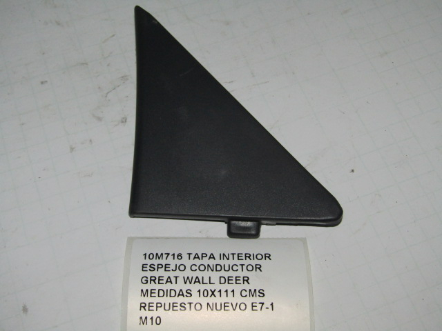 Tapa Interior Espejo Conductor Great Wall Deer 10x111 Cms - foto 2