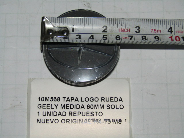 Tapa Logo Rueda Geely Medida 60mm Solo 1 Unidad - foto 2