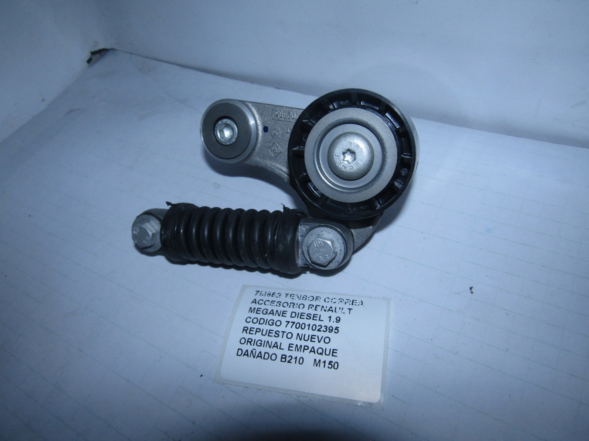Tensor Correa Accesorio Renault Megane Diesel 1.9 7700102395