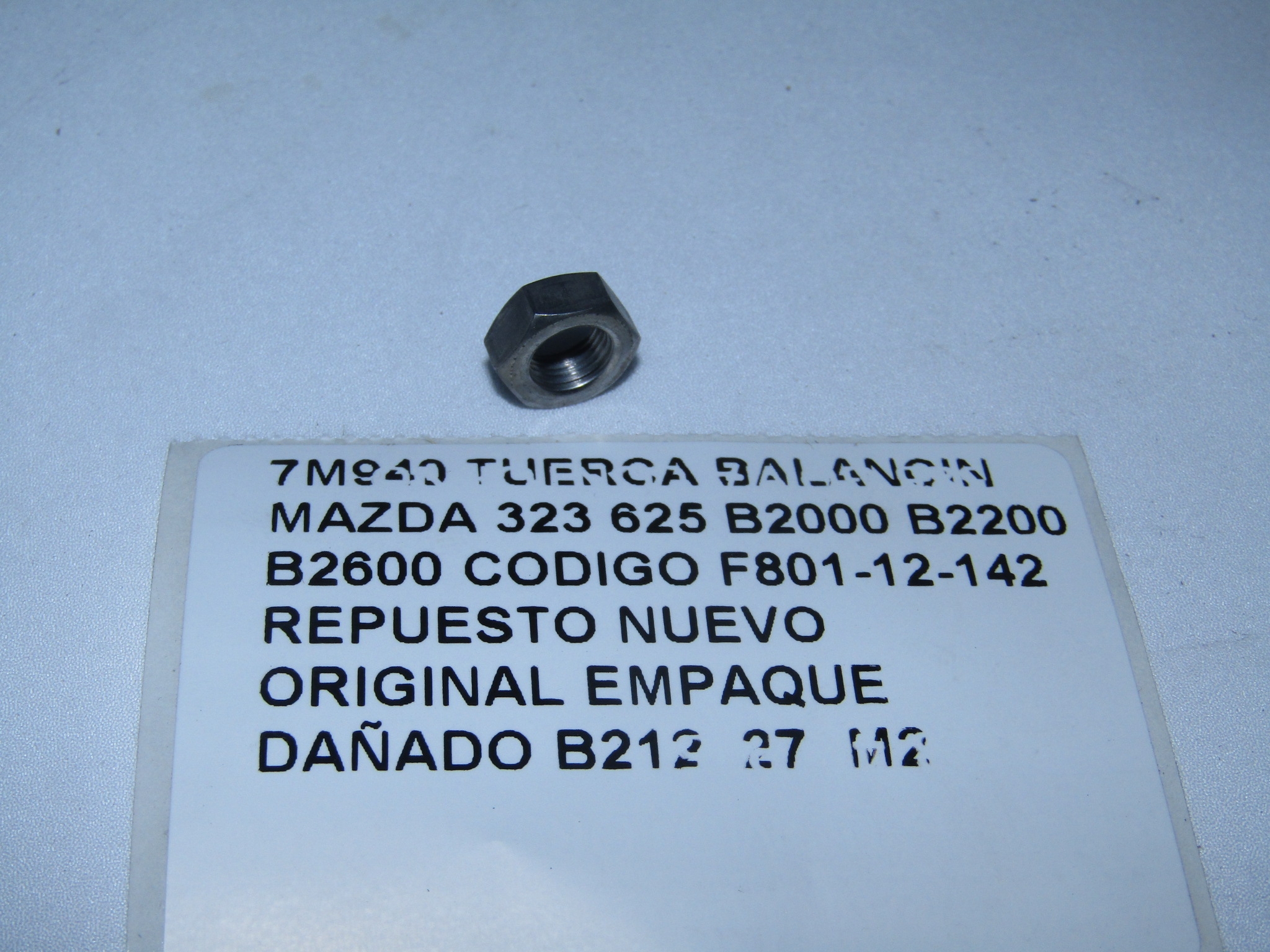 Tuerca Balancin Mazda 323 625 B2000 B2200 B2600 F801-12-142 - foto 2