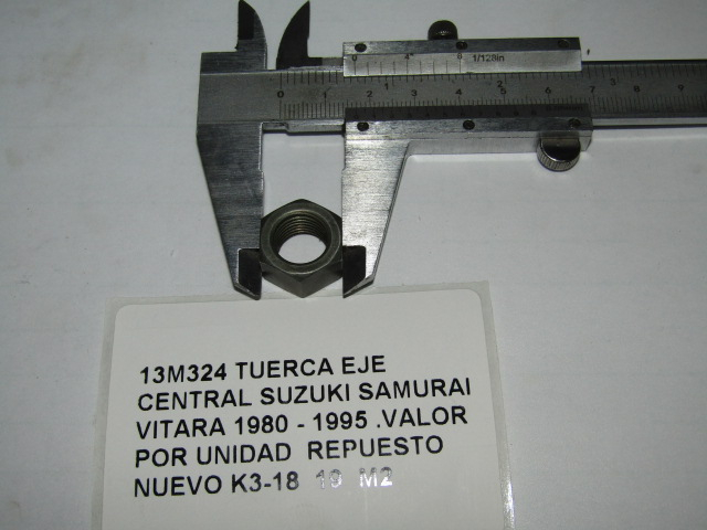 Tuerca Eje Central Suzuki Samurai Vitara 1980 - 1995 - foto 2
