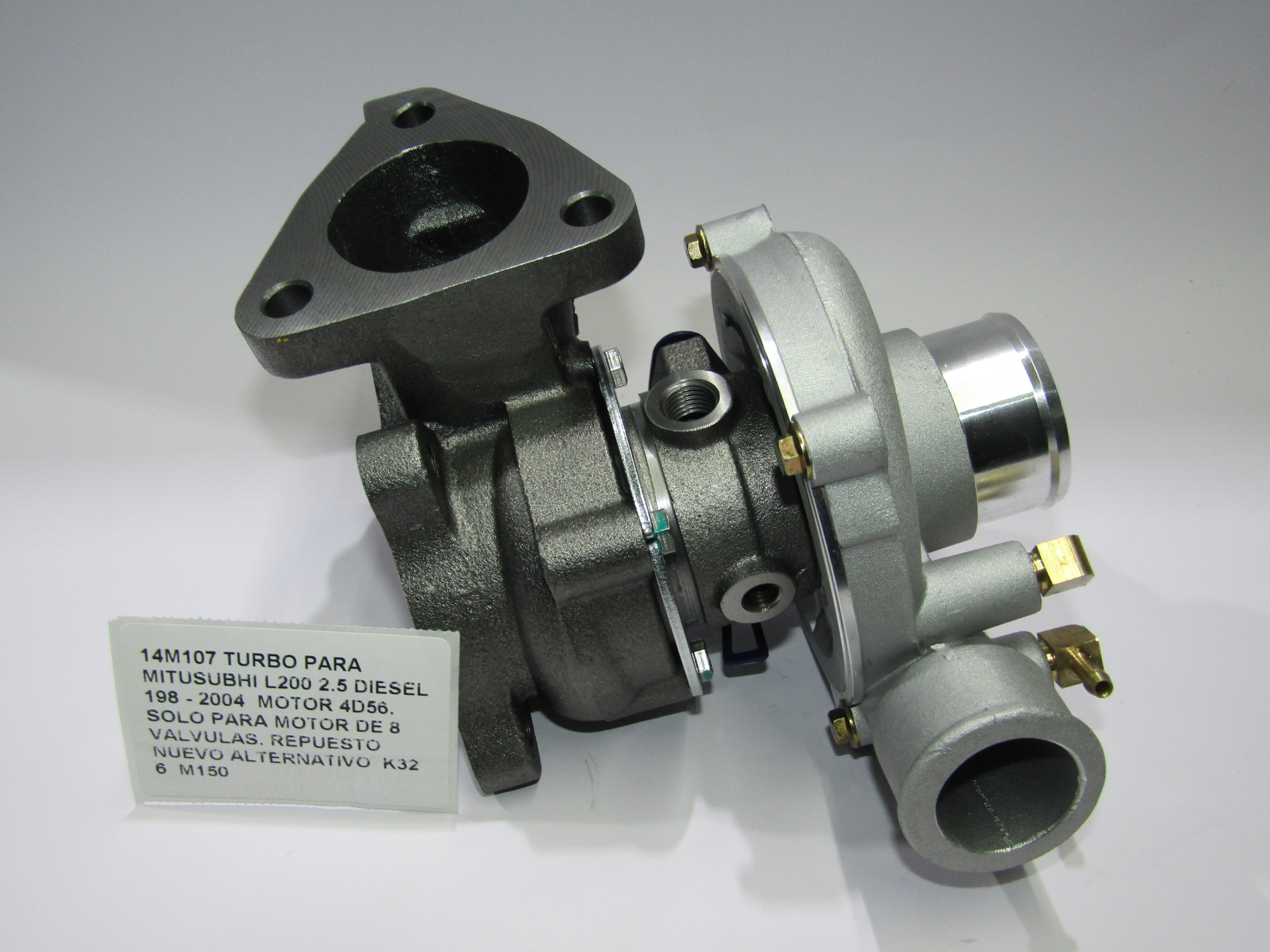 Turbo Para Mitusubhi L200 2.5 Diesel 1998-2004 Motor 4d56 - foto 3