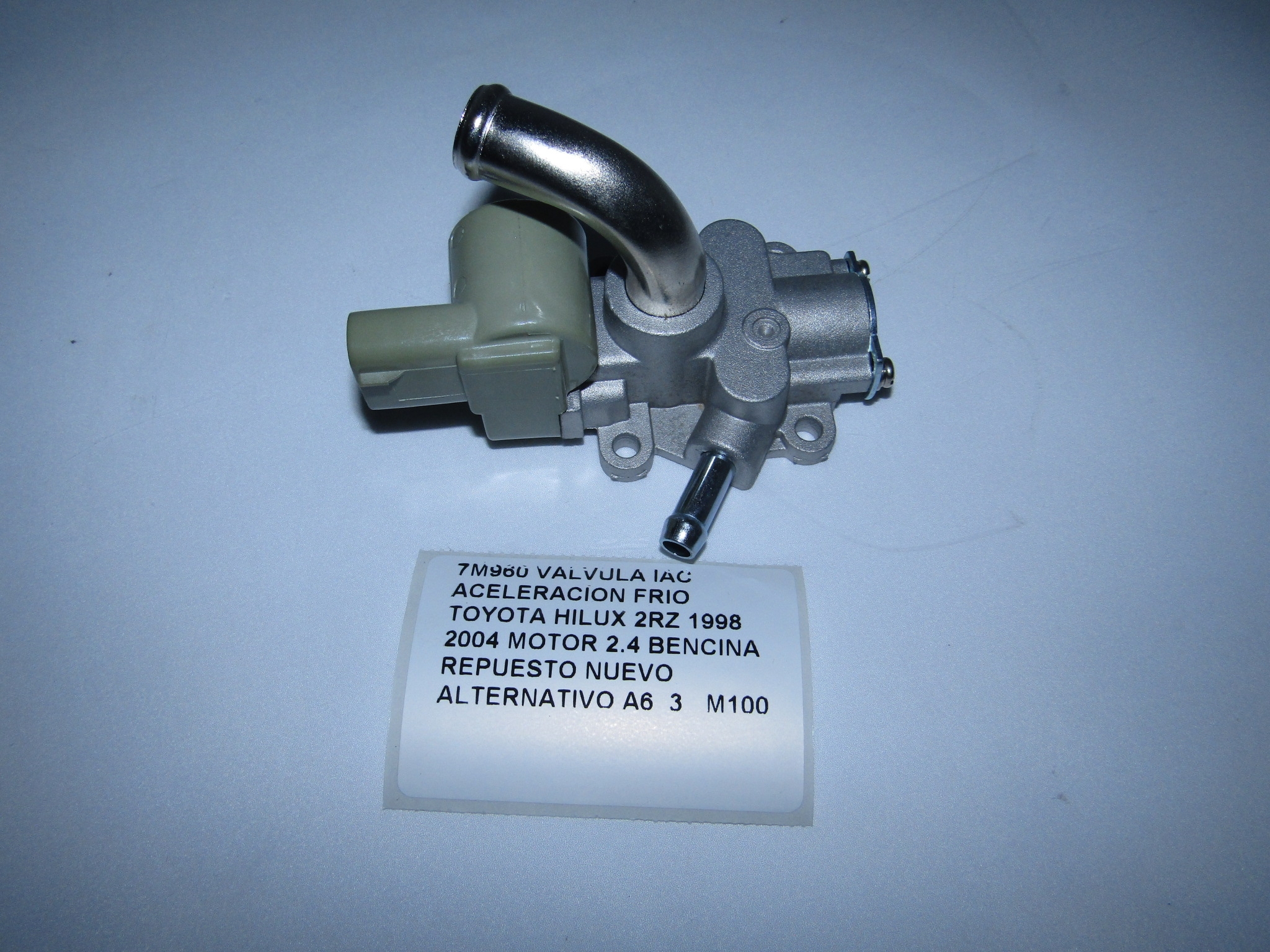 Valvula Iac Aceleracion Frio Toyota Hilux 2rz 1998 2004 - foto 2