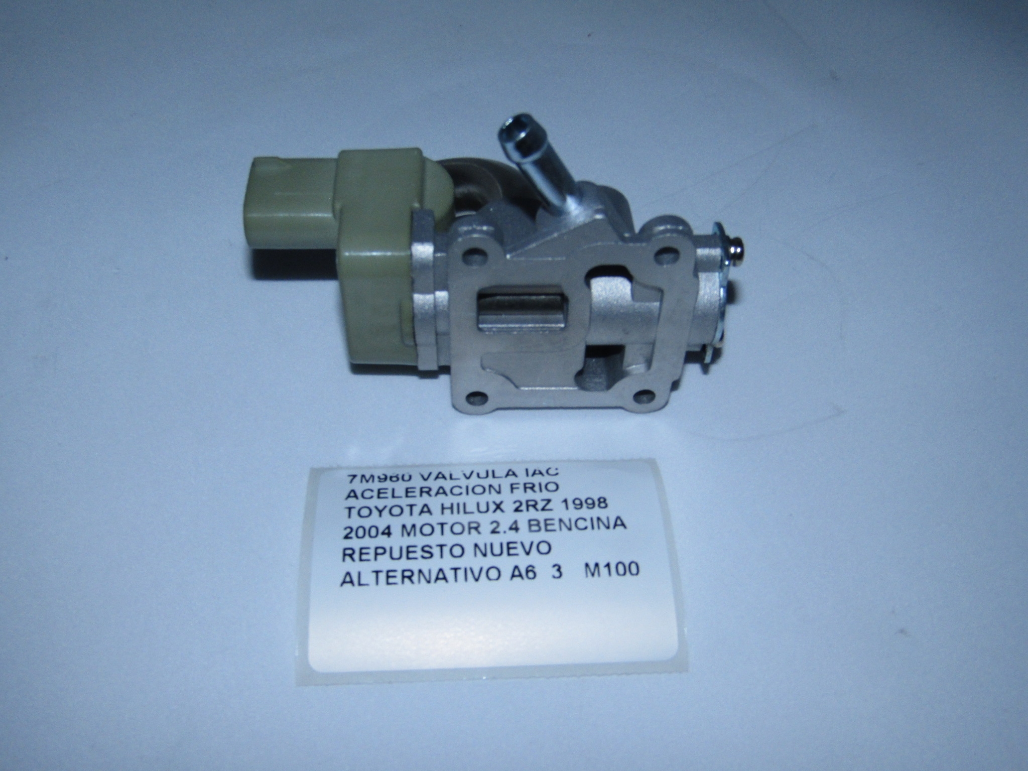Valvula Iac Aceleracion Frio Toyota Hilux 2rz 1998 2004 - foto 3
