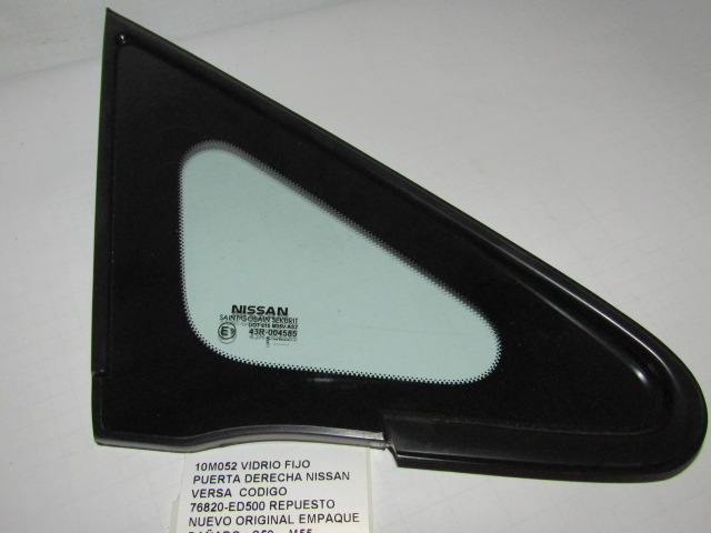 Vidrio Fijo Puerta Derecha Nissan Versa Codigo 76820-ed500