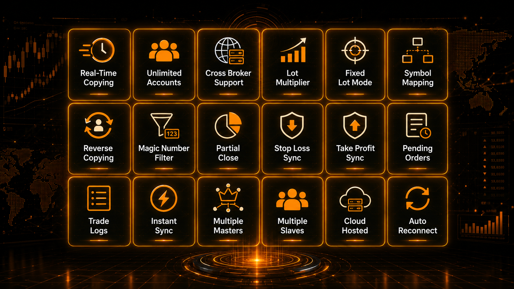 MT5 Trade Copier Dashboard