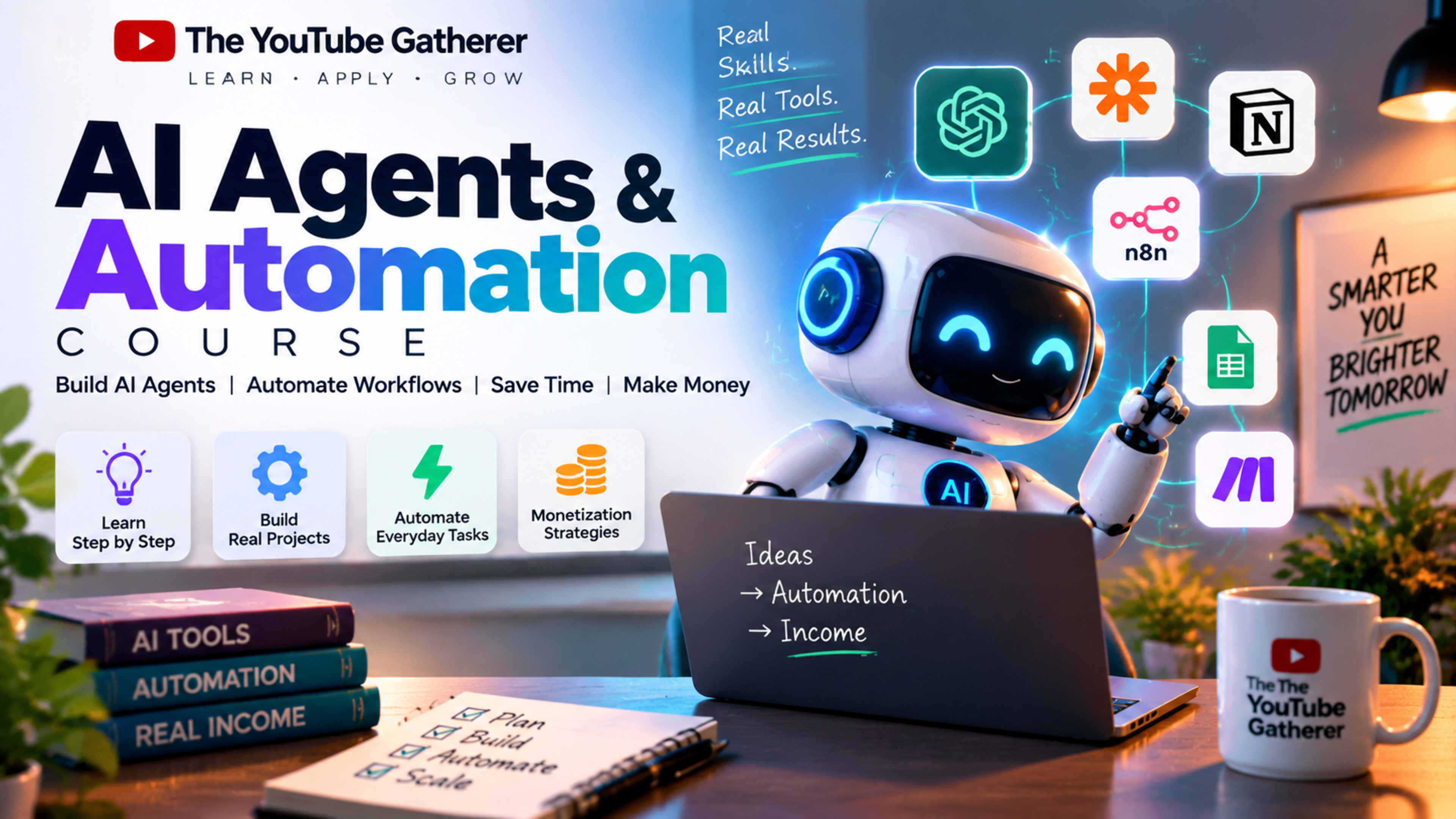 AI Agents & Automation YouTube Courses