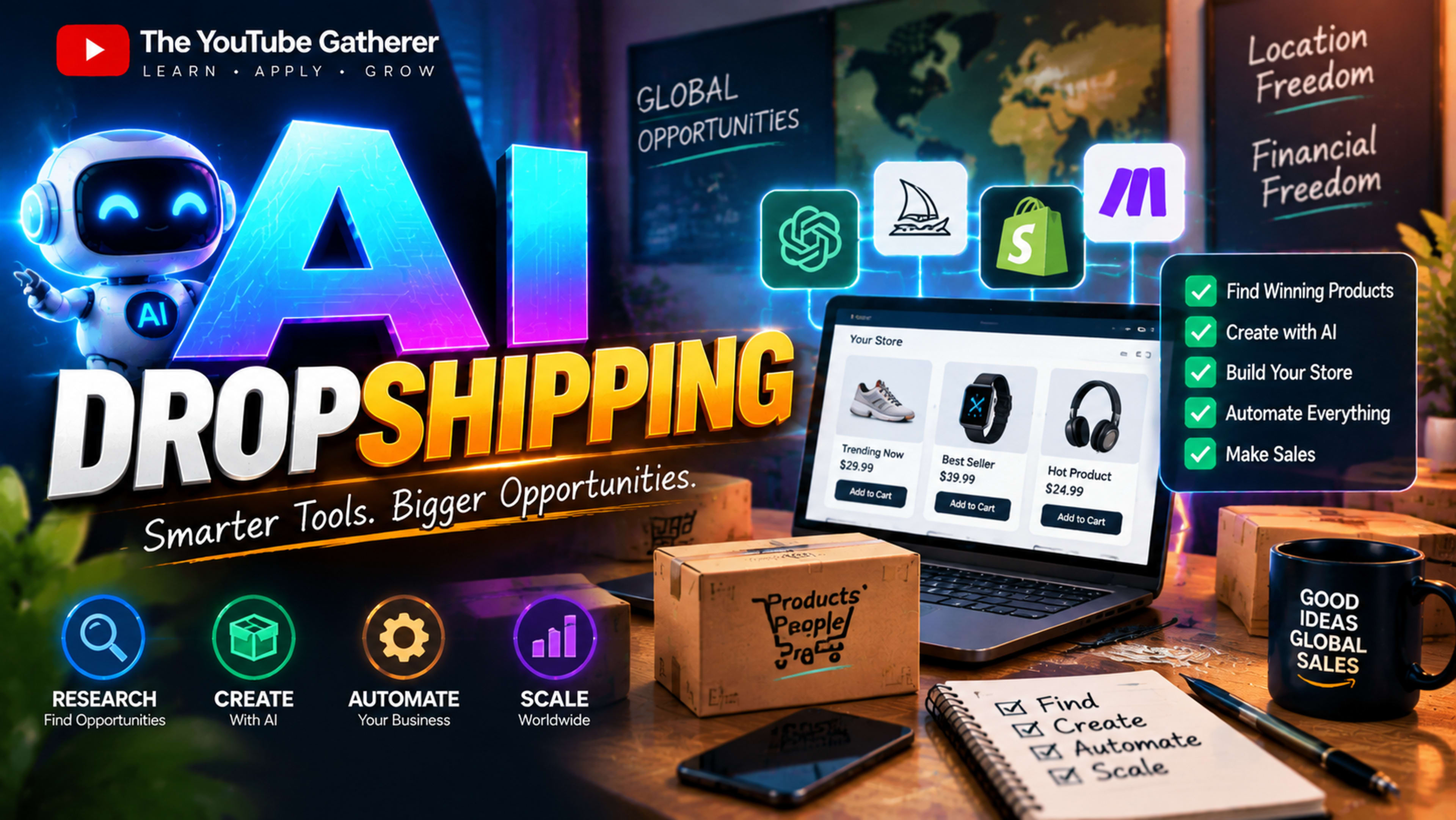 AI Dropshipping YouTube Courses