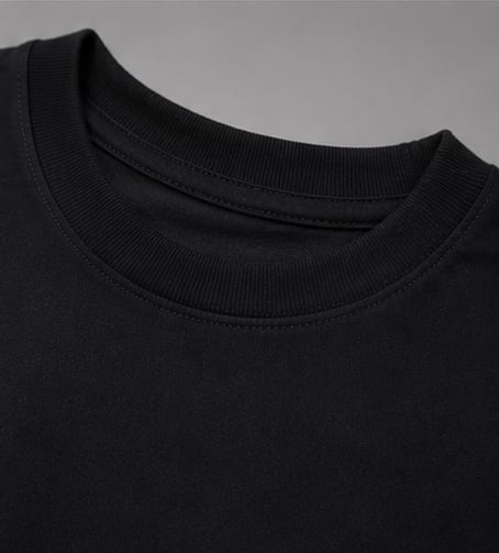 Christ Cross Heavyweight Tee Collar Detail