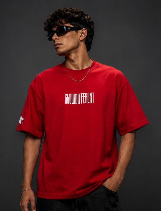 Glow Different Heavyweight Tee Front View