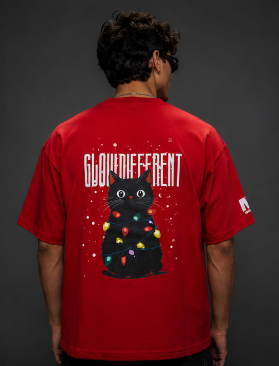 Glow Different Heavyweight Tee Back View