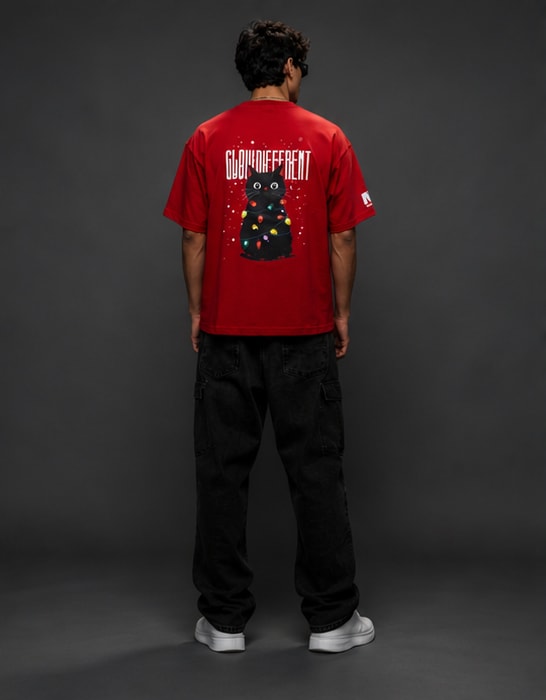 Glow Different Heavyweight Tee Model View