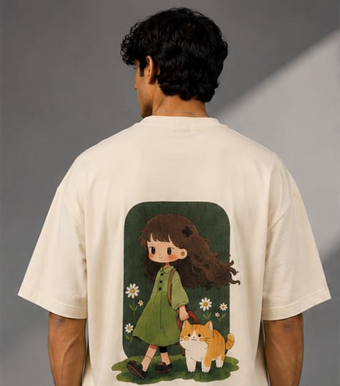 Happiness Heavyweight Tee Back View
