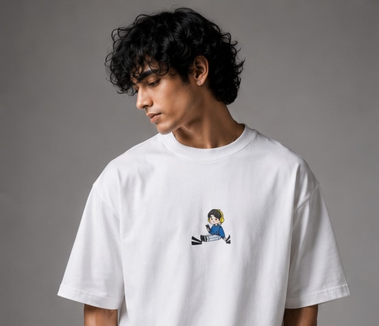 Social Introvert Heavyweight Tee Front View