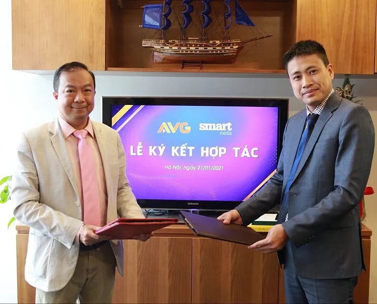 Smart Media ký kết hợp tác toàn diện với Truyền hình AVG