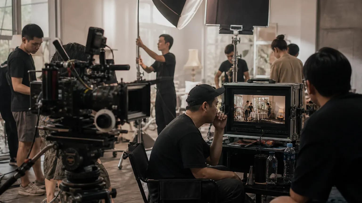 Ê-kíp quay hậu trường một TVC quảng cáo