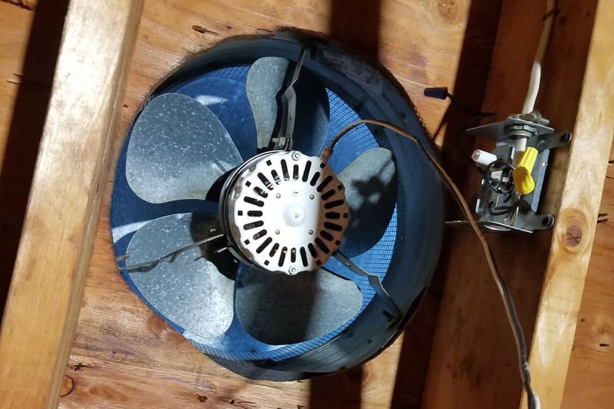 How much does it cost to repair an attic fan?