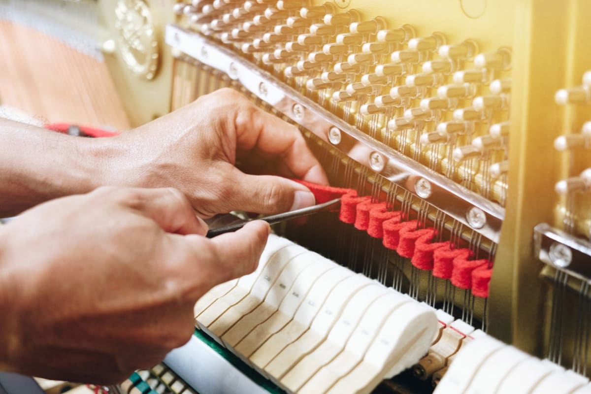 Upright piano shop restoration cost