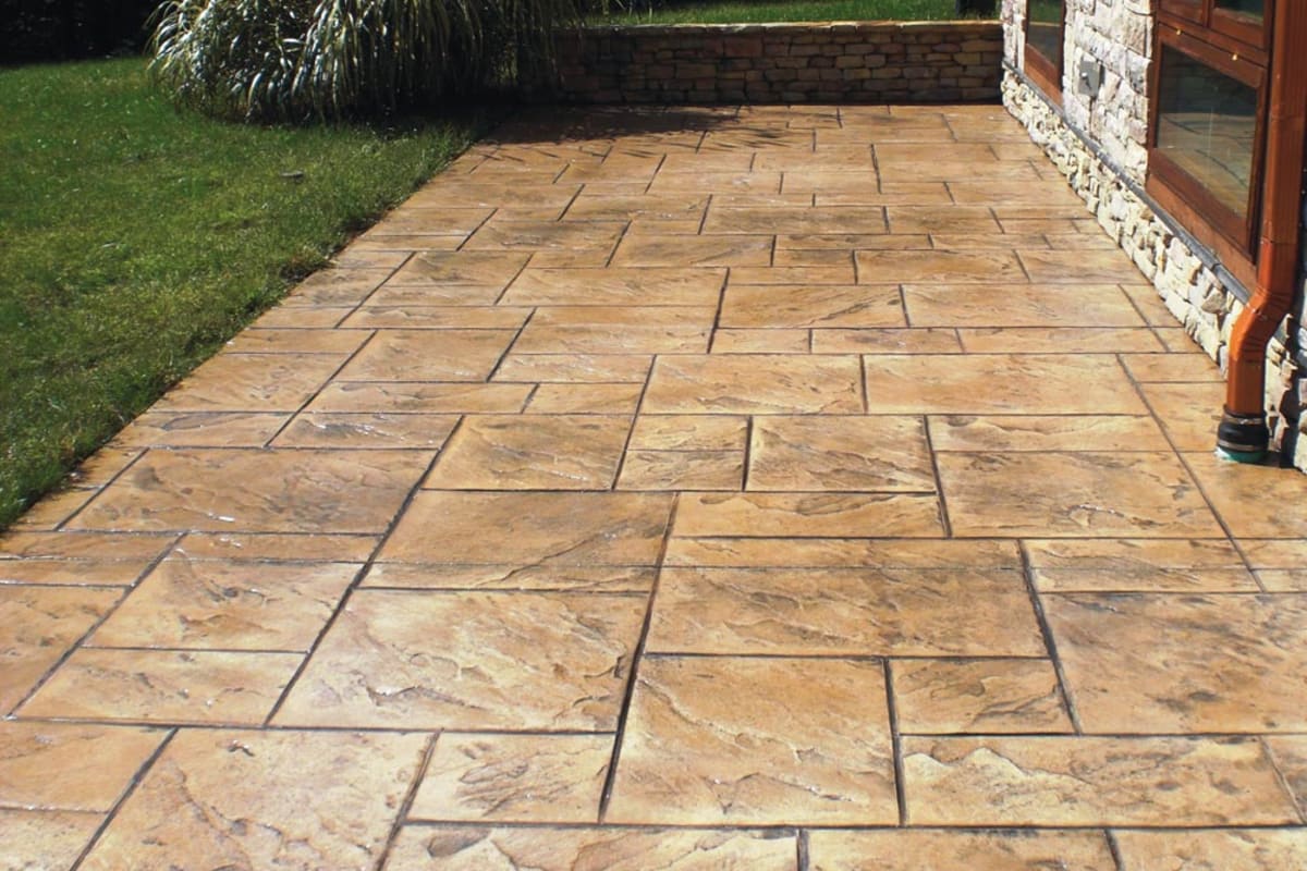How much does stamped concrete cost?