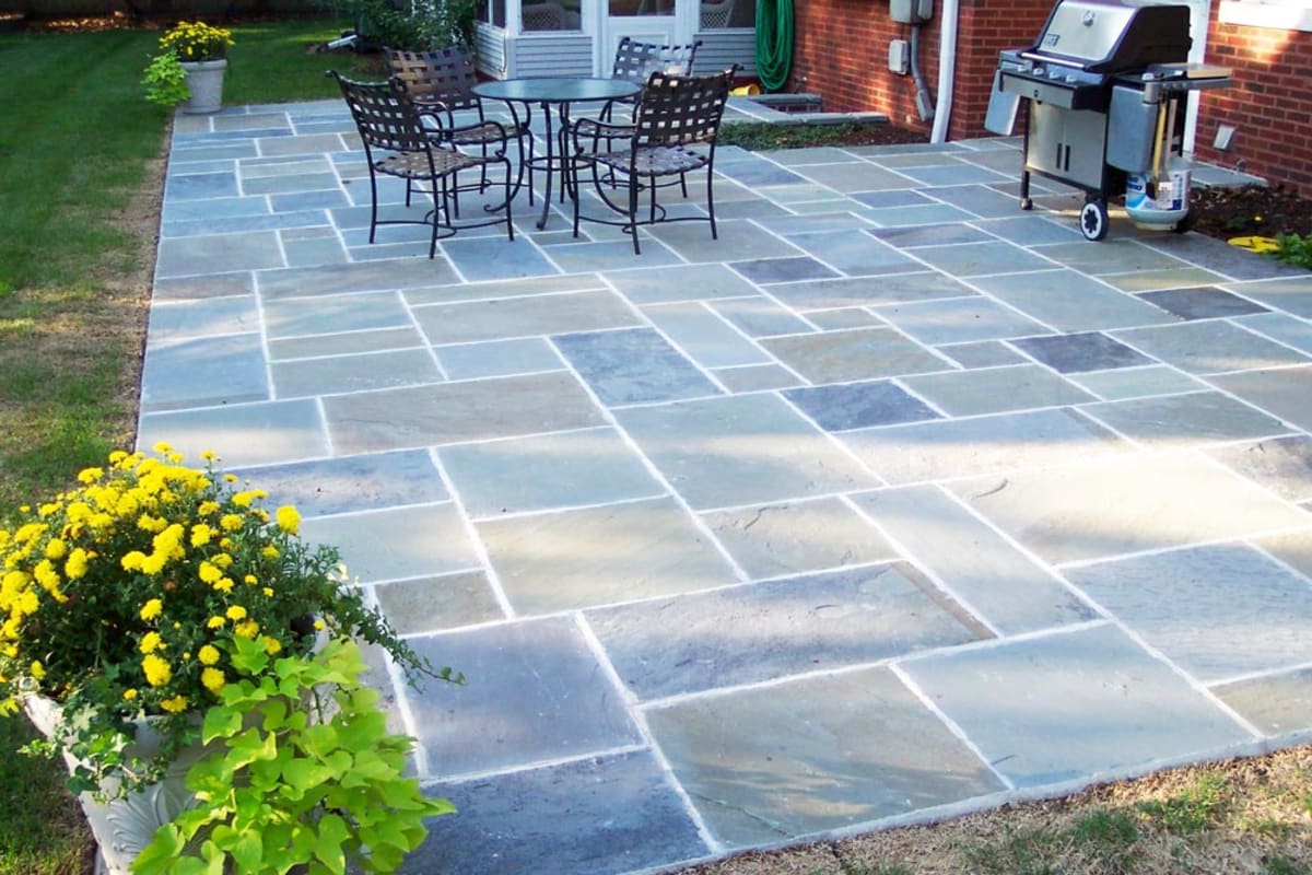 Snapped Bluestone Natural Stone Steps NJ, NY, PA: Natural Edge