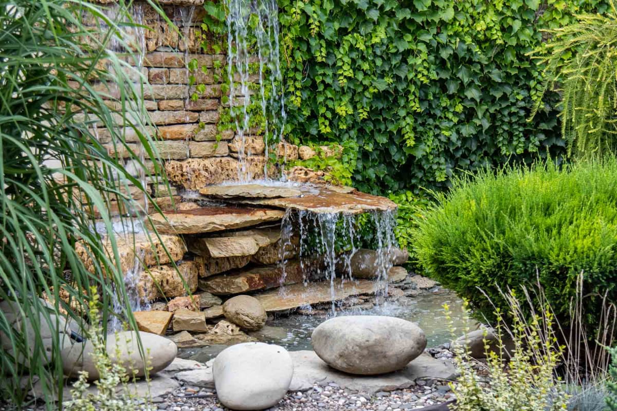 How much does a water fountain or waterfall cost?