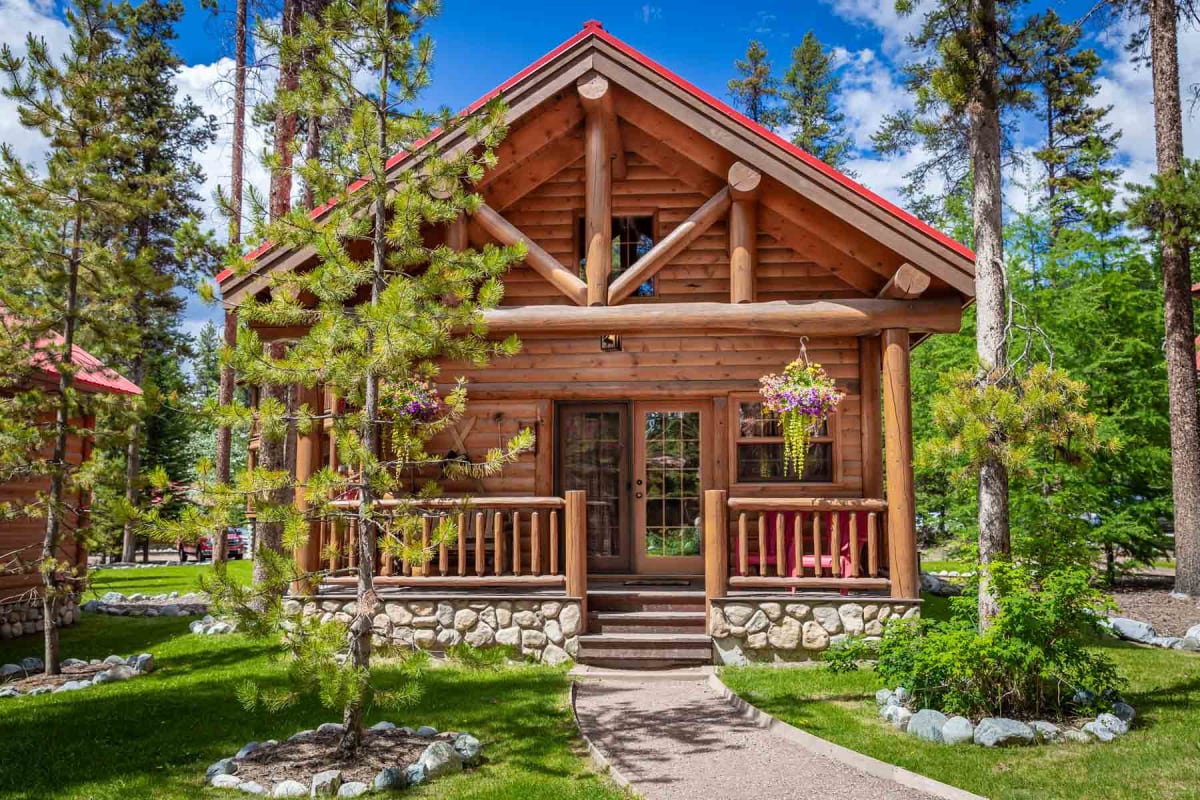 Homeguide Log Cabin With Front Porch 